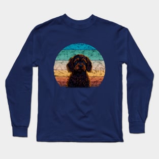 Sunset Cavapoo Long Sleeve T-Shirt